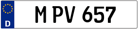 Truck License Plate